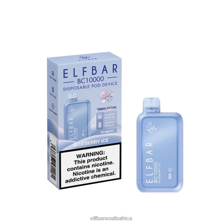 B8D2Z13 ELFBAR Best Flavor Disposable Vape BC10000 Top Sale Blueberry Ice