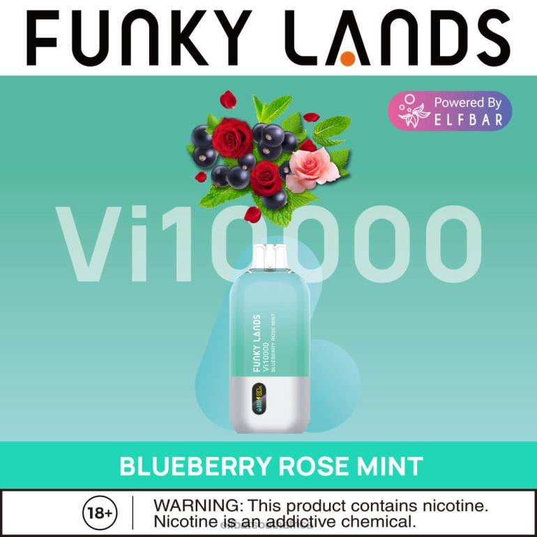 B8D2Z159 ELFBAR Funky Lands Disposable Vape Vi10000 Puffs Berry Mix