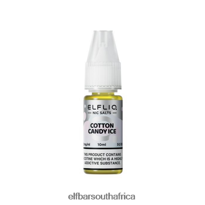 ELFBAR ELFLIQ Cotton Candy Ice Nic Salts - 10ml-10 mg/ml 402LXZ213
