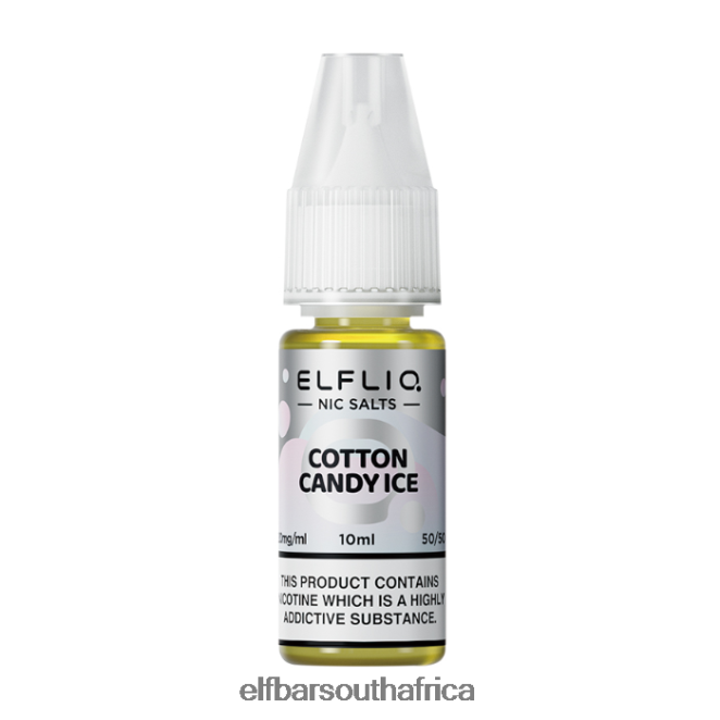 ELFBAR ELFLIQ Cotton Candy Ice Nic Salts - 10ml-10 mg/ml 402LXZ213
