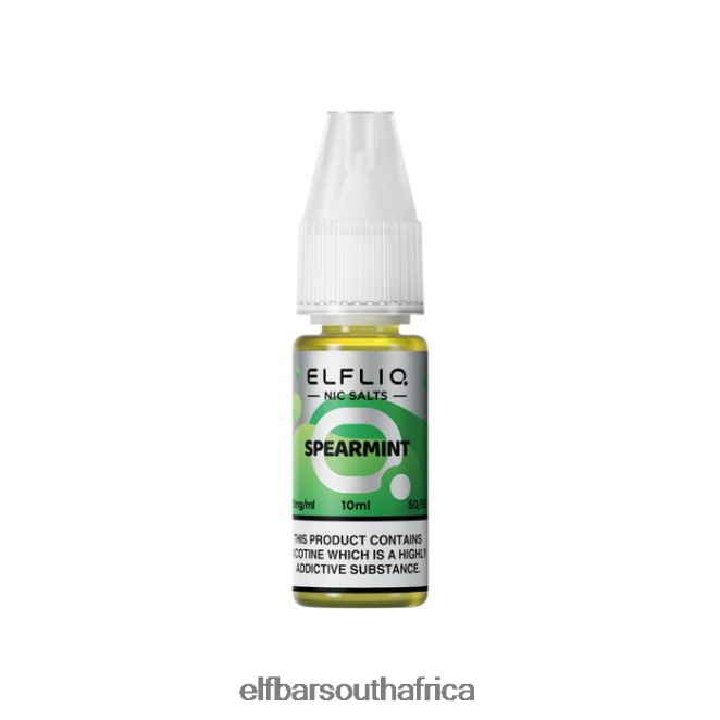 ELFBAR ELFLIQ Spearmint Nic Salts - 10ml-10 mg/ml 402LXZ207