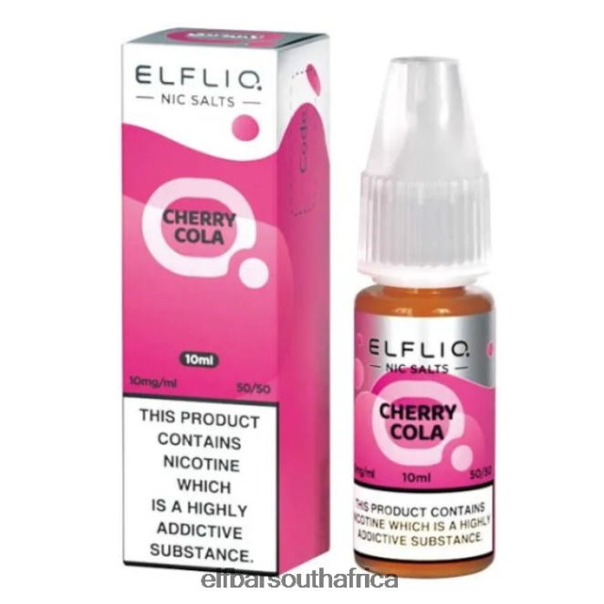 ELFBAR ElfLiq Nic Salts - Cherry Cola - 10ml-10 mg/ml 402LXZ196