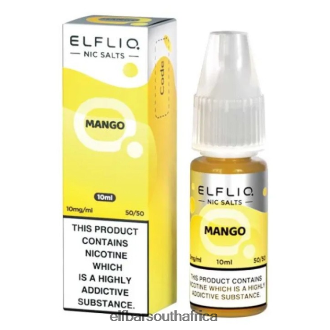 ELFBAR ElfLiq Nic Salts - Mango - 10ml-20 mg/ml 402LXZ189