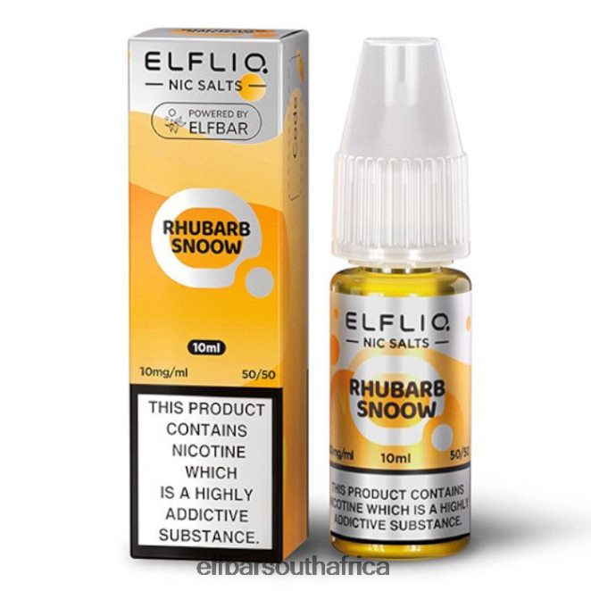 ELFBAR ElfLiq Nic Salts - Rhubarb Snoow - 10ml-10 mg/ml 402LXZ171