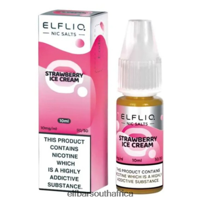 ELFBAR ElfLiq Nic Salts - Strawberry Snoow - 10ml-20 mg/ml 402LXZ183