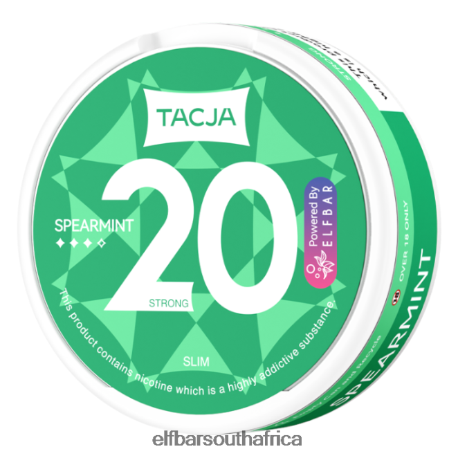 ELFBAR TACJA Nicotine Pouch - Spearmint - 1PK-20mg/g 402LXZ227