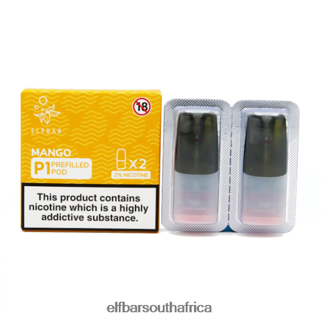 ELFBAR Mate 500 P1 Pre-Filled Pods - 20mg (2 Pack) Pineapple Ice 402LXZ151